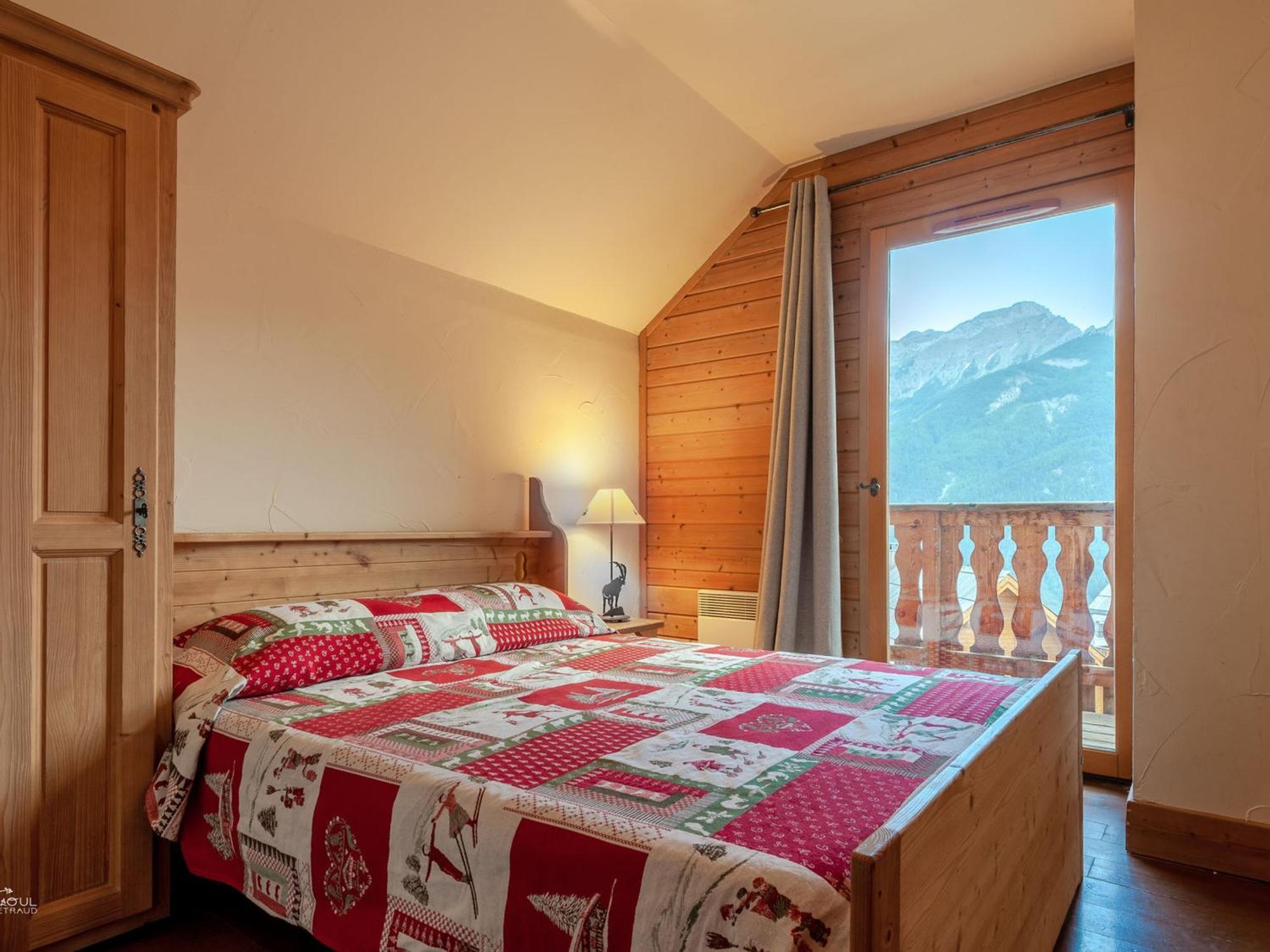 Chalet En Bois Avec 3 Chambres A Pra Loup - Fr-1-165A-47 Uvernet-Fours Exteriör bild